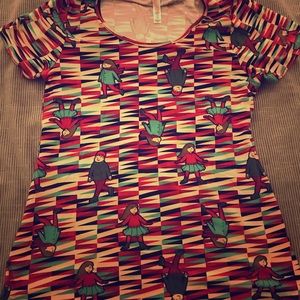 Lularoe Christmas classic tee